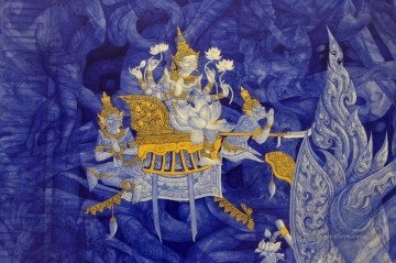 contemporary Painting - contemporary Buddhism fantasy 004 CK Fairy Tales